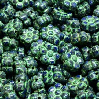 Flat Flower Beads 8x8mm (111-77757-08x08-33070-86800-43813)