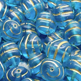 Lined Oval Beads 12x10mm (111-91225-12x10-60010-54302)