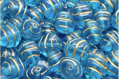 Lined Oval Beads 12x10mm (111-91225-12x10-60010-54302)