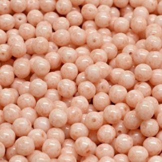 Round Druck Beads 4mm (111-19001-04x04-02020-34305)