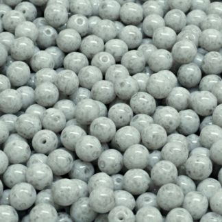 Round Druck Beads 4mm (111-19001-04x04-02020-34312)