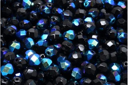 Firepolished Round Beads 6mm (151-19001-06x06-23980-28701)