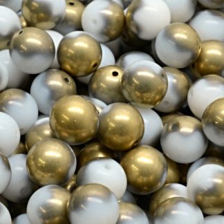 Round Druck Beads 8mm (111-19001-08x08-02010-26441)