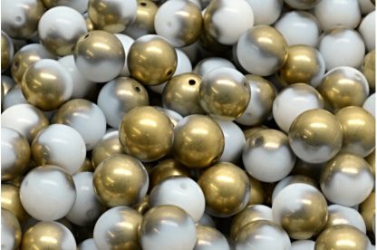 Round Druck Beads 8mm (111-19001-08x08-02010-26441)