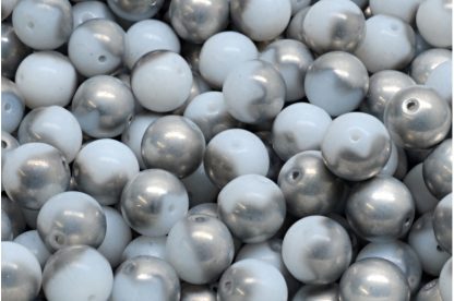 Round Druck Beads 8mm (111-19001-08x08-02010-27001)