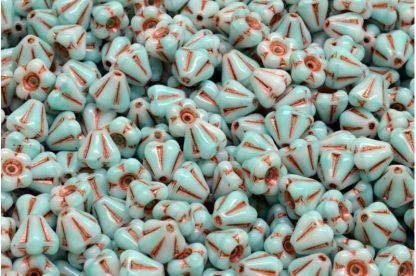 Bell Flower Beads 4x6mm (111-00240-04x06-07524-43806)