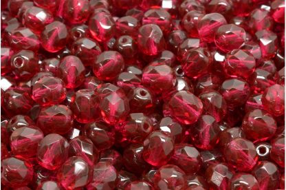 Firepolished Round Beads 6mm (151-19001-06x06-70350)