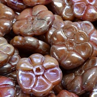 Primrose flower beads 15x15mm (111-95026-15x15-R2932-43400)