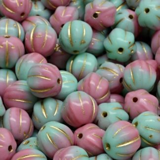Melon Beads 8x8mm (111-19201-08x08-73010-53100-54302)