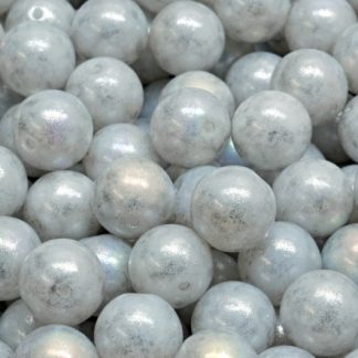 Round Druck Beads 8mm (111-19001-08x08-02010-28701-34301)