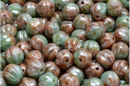 Melon Beads 8x8mm (111-19201-08x08-73010-53100-86800-34301)