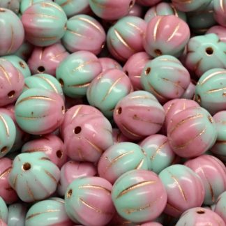Melon Beads 8x8mm (111-19201-08x08-73010-53100-54307)
