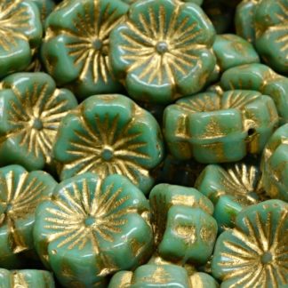 Hawaian Flower Beads 14x14mm (111-01202-14x14-63130-86800-54302)