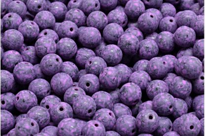 Round Druck Beads 6mm (111-19001-06x06-23980-84305)