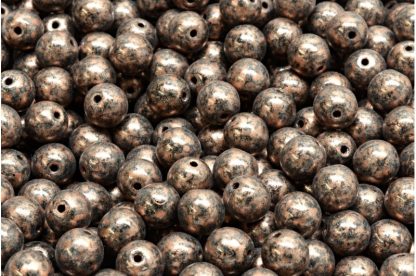 Round Druck Beads 6mm (111-19001-06x06-23980-86750)