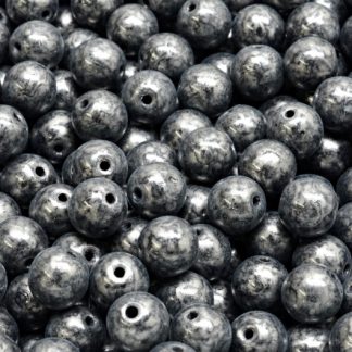 Round Druck Beads 6mm (111-19001-06x06-23980-86790)