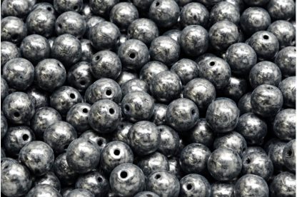 Round Druck Beads 6mm (111-19001-06x06-23980-86790)