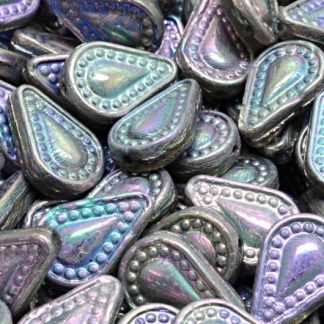Filigree Tear Drop Beads 14x10mm (111-95076-14x10-00030-27000-28703)