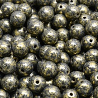 Round Druck Beads 6mm (111-19001-06x06-23980-86720)