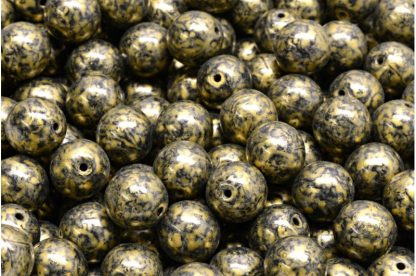 Round Druck Beads 8mm (111-19001-08x08-23980-86720)