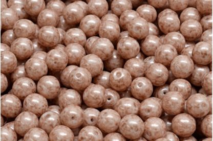 Round Druck Beads 6mm (111-19001-06x06-02020-34303)