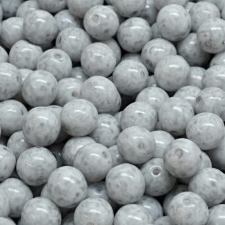 Round Druck Beads 6mm (111-19001-06x06-02020-34311)