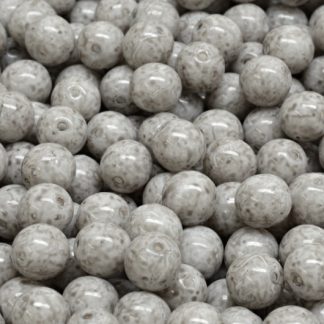 Round Druck Beads 6mm (111-19001-06x06-02020-34312)