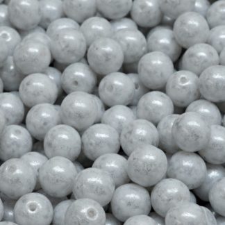 Round Druck Beads 6mm (111-19001-06x06-02020-34301)