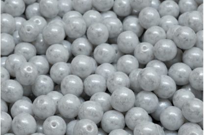 Round Druck Beads 6mm (111-19001-06x06-02020-34301)