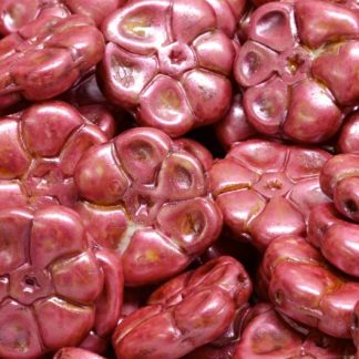 Primrose flower beads 15x15mm (111-95026-15x15-02010-65327)