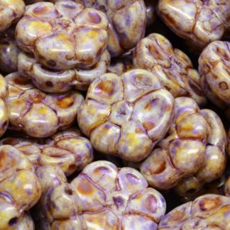 Primrose flower beads 15x15mm (111-95026-15x15-02010-65328)