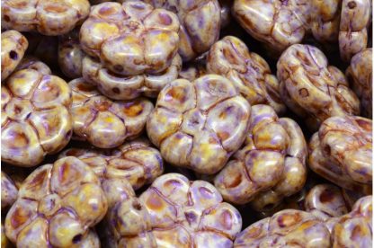 Primrose flower beads 15x15mm (111-95026-15x15-02010-65328)