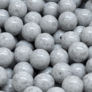 Round Druck Beads 8mm (111-19001-08x08-02010-34311)