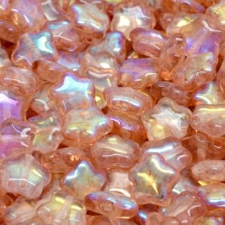 Flat Star Beads 8x8mm (111-30380-08x08-00030-28701-34305)