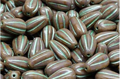 Drop Melon Beads 13x8mm (111-30283-13x08-23030-86800-54322)