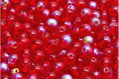 Round Druck Beads 6mm (111-19001-06x06-90080-28701)