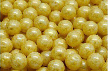 Round Druck Beads 8mm (111-19001-08x08-02010-28701-34302)