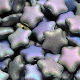 Flat Star Beads 12x12mm (111-30380-12x12-00030-84100-27003-28703)