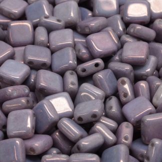 2 Holes Pressed Tile Beads 6x6mm (111-30516-06x06-02010-15726)