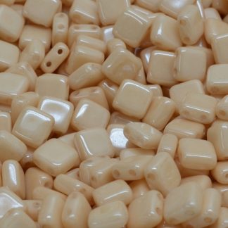 2 Holes Pressed Tile Beads 6x6mm (111-30516-06x06-02010-14413)