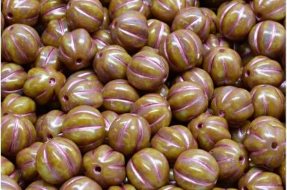 Melon Beads 8x8mm (111-19201-08x08-33000-86800-54321)