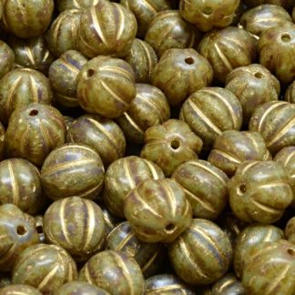 Melon Beads 8x8mm (111-19201-08x08-R2332-86800-54302)