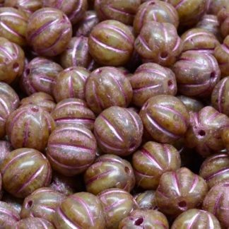 Melon Beads 8x8mm (111-19201-08x08-R2332-86800-54321)