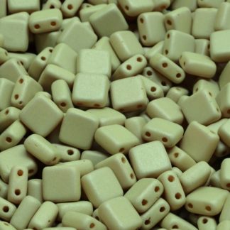 2 Holes Pressed Tile Beads 6x6mm (111-30516-06x06-02010-29564)