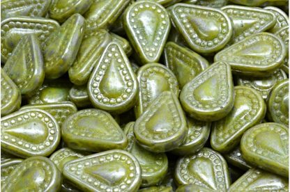 Filigree Tear Drop Beads 14x10mm (111-95076-14x10-R5363-86790)
