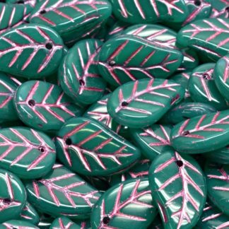 Elm Leaf Beads 14x9mm (111-00073-14x09-52050-54321)
