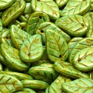 Elm Leaf Beads 14x9mm (111-00073-14x09-02010-65326)