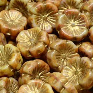 Hawaiian Flower Beads 14x14mm (111-01202-14x14-07724-86800-54302)