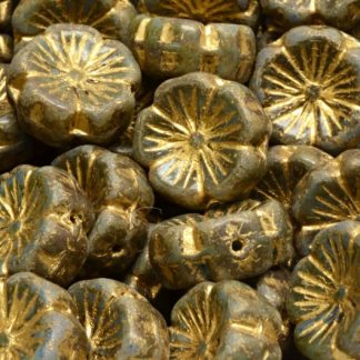 Hawaiian Flower Beads 14x14mm (111-01202-14x14-31010-86800-54302)