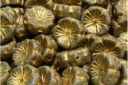 Hawaiian Flower Beads 14x14mm (111-01202-14x14-31010-86800-54302)